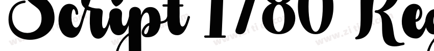 Script I780 Regular字体转换 Script I780 Regular字体转换